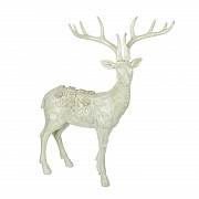 White Standing Deer Decoration