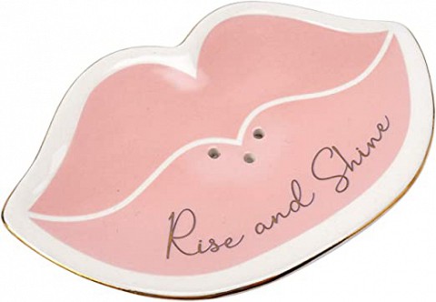 Soap Dish 'Rise And Shine' Lip Shaped
