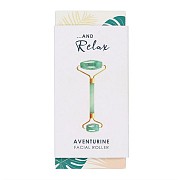 AVENTURINE DUAL ENDED FACE ROLLER